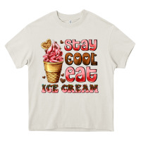 Cream stay cool eat ice cream Heavy Core Tee - AdoDesignShop