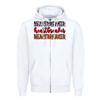White heartbreaker olivia Zipper Hoodie - OliviaCreatesArt