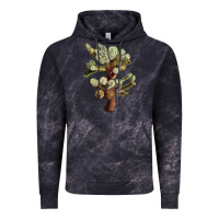 Cloud Black Cholla Tree Cactus Vintage Hoodie - LillyAllenDesigns