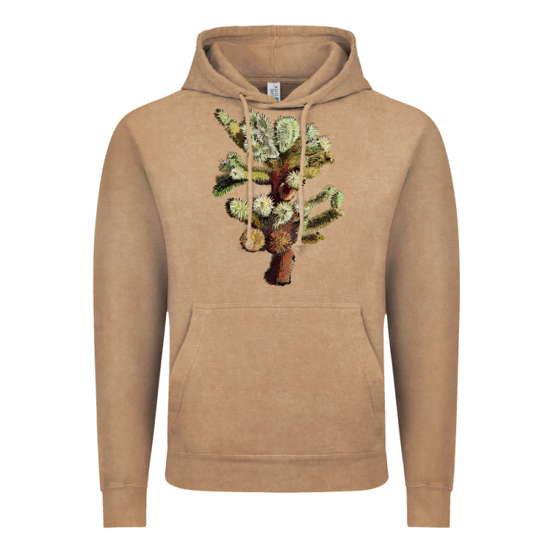 Cholla Tree Cactus Vintage Hoodie by LillyAllenDesigns | Teevron