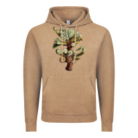 Vintage Coffee Cholla Tree Cactus Vintage Hoodie - LillyAllenDesigns