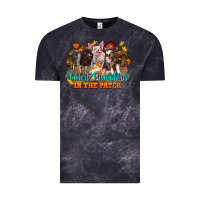 Cloud Black Fall Cutest Pumpkin In The Patch Pig Vintage Tee - LillyAllenDesigns