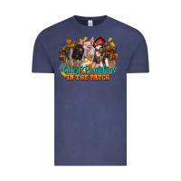 Vintage Denim Fall Cutest Pumpkin In The Patch Pig Vintage Tee - LillyAllenDesigns