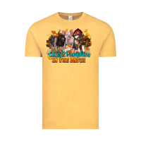 Vintage Mustard Fall Cutest Pumpkin In The Patch Pig Vintage Tee - LillyAllenDesigns