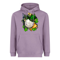 Lavender st.patrick's day volleyball Heavyweight Hoodie - FaDigitalArtStudio