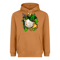 Meerkat st.patrick's day volleyball Heavyweight Hoodie - FaDigitalArtStudio