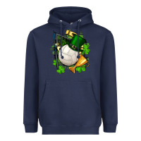 Navy st.patrick's day volleyball Heavyweight Hoodie - FaDigitalArtStudio