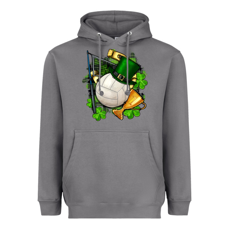 St.patrick's Day Volleyball Heavyweight Hoodie by FaDigitalArtStudio | Teevron