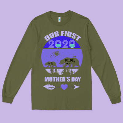 Our First Baby Mama Mother S Day Long Sleeve Tee Designed By Bettercallsaul