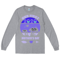 Heather Grey Our First Baby Mama Mother s Day Long Sleeve Tee - Bettercallsaul