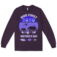 Plum Our First Baby Mama Mother s Day Long Sleeve Tee - Bettercallsaul