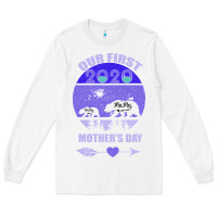 White Our First Baby Mama Mother s Day Long Sleeve Tee - Bettercallsaul
