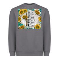 Storm god says you are with sunflower Heavyweight Sweatshirt - TumblerDesignByShophia