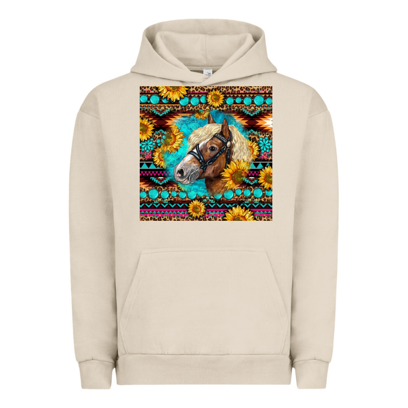 Haflinger Horse Aztec Urban Hoodie by LillyAllenDesigns | Teevron