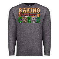 Charcoal Heather baking christmas cheer Premium Sweatshirt - FaDigitalArtStudio