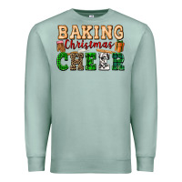Seafoam baking christmas cheer Premium Sweatshirt - FaDigitalArtStudio