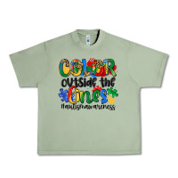 Oil Green color outside the lines Urban Heavy Tee - Artiststas