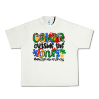 Pistachio color outside the lines Urban Heavy Tee - Artiststas