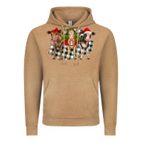 Vintage Camel Christmas heifers front view Vintage Hoodie - RanaPortraitStore