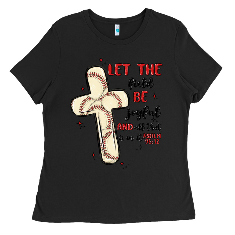 Baseball Ladies Tee by MaliasSmallBusiness | Teevron