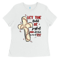 White baseball Ladies Tee - MaliasSmallBusiness