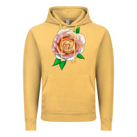 Vintage Mustard Fun In The Sun Rose Vintage Hoodie - LillyAllenDesigns