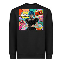 Black pop art gothic girl Heavyweight Sweatshirt - TumblerDesignByShophia
