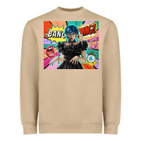 Mushroom pop art gothic girl Heavyweight Sweatshirt - TumblerDesignByShophia