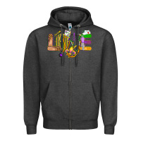 Charcoal Heather love nurse mardi gras Zipper Hoodie - OliviaCreatesArt