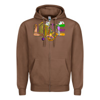 Chestnut love nurse mardi gras Zipper Hoodie - OliviaCreatesArt