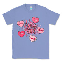 Colony Blue you are enough valentines day Classic Tee - LillyAllenDesigns
