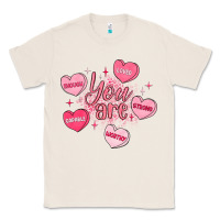 Natural you are enough valentines day Classic Tee - LillyAllenDesigns