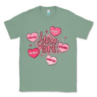 Sage you are enough valentines day Classic Tee - LillyAllenDesigns