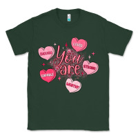Sports Green you are enough valentines day Classic Tee - LillyAllenDesigns