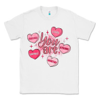 White you are enough valentines day Classic Tee - LillyAllenDesigns