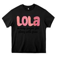Black lola in every season, she shines with grace Heavy Core Tee - MaliasSmallBusiness