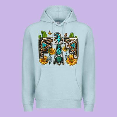 Western Free Bird Premium Hoodie Designed By Oliviacreatesart