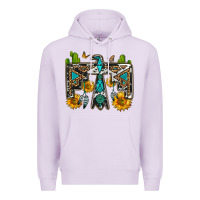 Lilac western free bird Premium Hoodie - OliviaCreatesArt