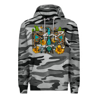 Slate Camo western free bird Premium Hoodie - OliviaCreatesArt