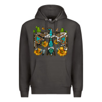 Smoke western free bird Premium Hoodie - OliviaCreatesArt