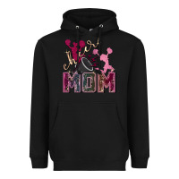 Black cheer mom Heavyweight Hoodie - FaDigitalArtStudio