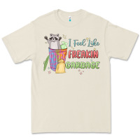 Bone i feel like garbage raccoon Premium Tee - MaliasSmallBusiness