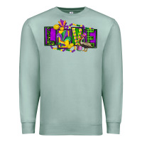 Seafoam mardi gras love Premium Sweatshirt - FaDigitalArtStudio