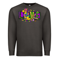 Smoke mardi gras love Premium Sweatshirt - FaDigitalArtStudio