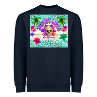 Navy nobody likes shady beach Heavyweight Sweatshirt - TumblerDesignByShophia