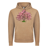 Vintage Coffee Flowering Dogwood Tree Vintage Hoodie - LillyAllenDesigns
