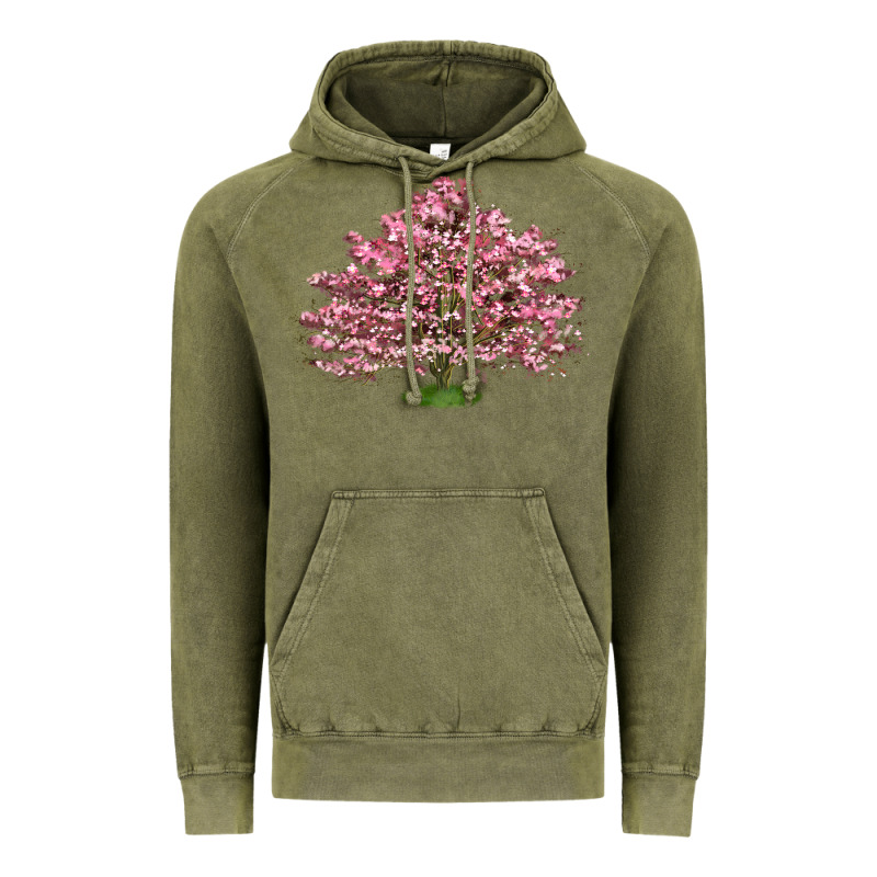 Flowering Dogwood Tree Vintage Hoodie by LillyAllenDesigns | Teevron