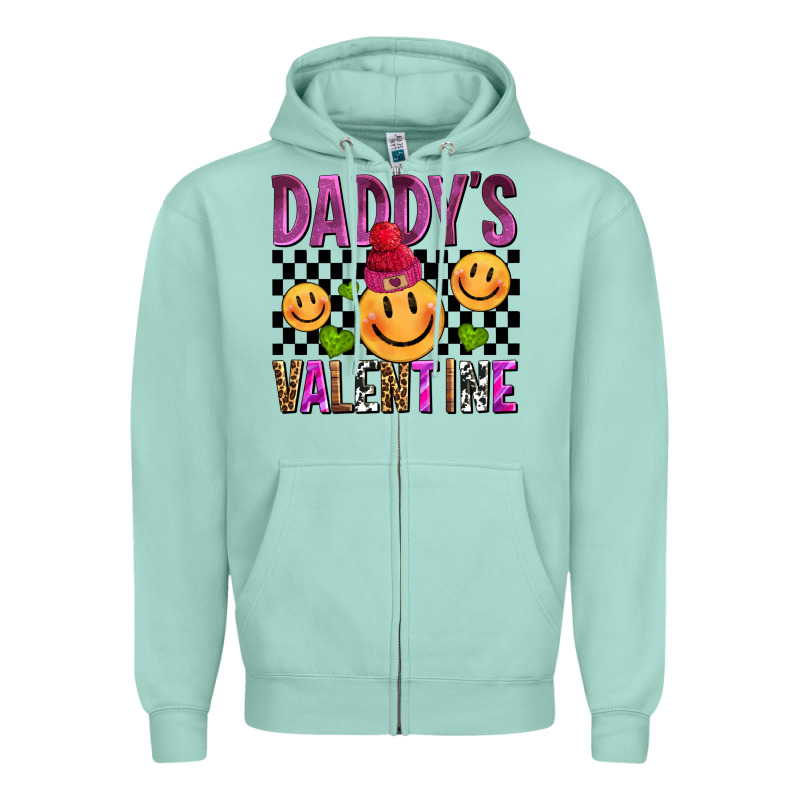 Daddys Valentine Olivia Zipper Hoodie by OliviaCreatesArt | Teevron