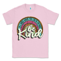 Bubblegum Pink be kind   leopard Classic Tee - JahusDesignShop