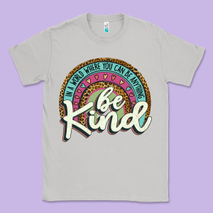 Be Kind   Leopard Classic Tee Designed By Jahusdesignshop